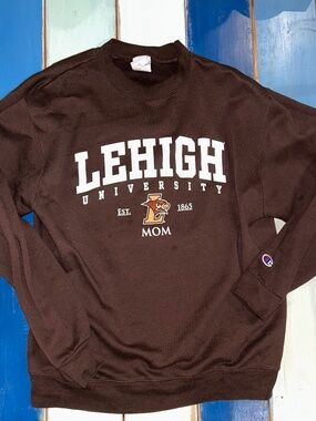 Champion Lehigh University Mom Crewneck